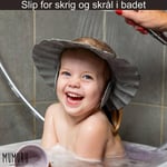 Badehætte til børn - Undgå børn får sæbe i øjnene