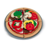 Melissa & Doug Felt Food Pizza Play Food Set | Role Play Toy for Children | Sensory Toy | Soft Toy | 3+ | Gift for Boy or Girl