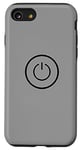 Coque pour iPhone SE (2020) / 7 / 8 Arrêt du bouton Power Icon Player On and Off