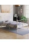 Vida Designs Chicago Small Double Metal Bed 1100 x 1270 x 1970 mm