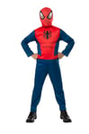 RUBIES - SPIDER-MAN - Marvel officiel - Déguisement pour enfant entrée de gamme rouge et bleu - Taille 3-4 ans. Costume avec combinaison et sa cagoule attache velcro.