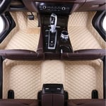 XHULIWQ Car Leather Floor Mats, For Seat Arona 2017-2020, Custom Boot Mat Interior Car Styling