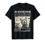 Weird UFO Funny Cat Stuff Alien Gifts For Women Mens Graphic T-Shirt