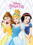 Disney Princess (Belle, Cinderella and Snow White) 30 x 40 cm Toile Imprimée