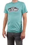 Vans OTW Logo FILL T-Shirt Manches Courtes Homme, Turquoise (Canton/Flocking Dead), X-Large (Taille Fabricant: X-Large)