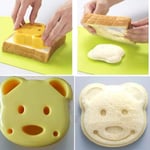 Coollooda Sandwich Toast Maker Bread Baking Mold Tool 1x DIY Bear Cookie Pastry Cutter Bear