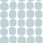 ESTAhome Tapet Grafiskt Motiv Ljusblå/Vit ESTAHOME tapet grafiskt motiv - ljusblått och vitt EW139088