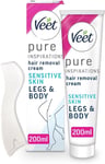 Veet Hair Removal Cream for Sensitive Skin 200 Ml Intimate Areas Bikini Line