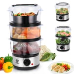 Electric Food Steamer Non-Stick Multi Function Pressure Cooker With Rice Bowl