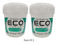 2 XECO Style Rosemary Mint Oil Styling Gel Maximum Hold Alcohol Free 16oz/ 473ml