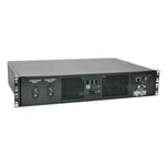 7.7kW Single-Phase Switched Automatic Transfer Switch PDU, Two 200-240V IEC309 32A Blue Inputs, 16-C13 2-C19 Outlets, 2U, TAA