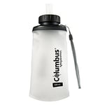 Columbus 500 ml Soft Flask Bottle - Transparent/Black, One Size