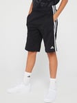 adidas Sportswear Junior Essentials Chelsea Shorts - Black/White, Black/White, Size 7-8 Years