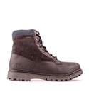 Barbour Mens Chiltern Commando Boots - Brown Nubuck - Size UK 6