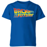 Back To The Future Classic Logo Kids' T-Shirt - Blue - 3-4 Years - Blue