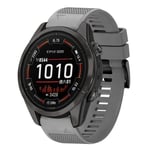 Garmin Epix Pro 51mm Silikone urrem, 26mm - Grå