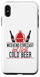 iPhone XS Max Weekend Forecast Hot Grill Cold Beer | Funny BBQ Grilling Case
