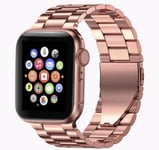 Apple Watch 42 / 44 mm Metallarmband -  Rosé (Färg: Rosé)