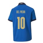 2020-2021 Italy Home Football Soccer T-Shirt (Kids) (Alessandro Del Piero 10)