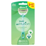 Wilkinson My Intuition Xtreme3 Comfort Sensitive engångsrakhyvlar för kvinnor 4st (P1)