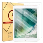 ZhuoFan Screen Protector for Apple iPad Pro 10.5 2017 / iPad Air 3 2019 (iPad Air 3rd generation)10.5" Tablet, Hardness 9H Clear Tempered Glass Flim Scratch-Resistant/Bubble Free/Fingerprint（2 PACK）