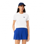 Lacoste Ultra Dry Technical Sport Tee White Women (Storlek: M)