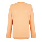 Boss Mens Crew Sweatshirt Orange XXL