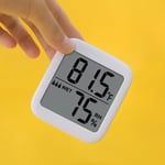 Ahlsen - Thermomètre d'intérieur - Thermomètre d'intérieur capteur d'humidité numérique avec écran rétroéclairé - white