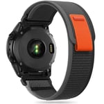 Tech-Protect Garmin Fenix 5/6/7 Armband Nylon - Svart - TheMobileStore Garmin Fenix 7