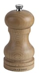 Cole & Mason Beech Capstan A4 Pepper Mill, 120mm, Adjustable Grind Precision+ Mechanism, Beech Wood, Single, Includes 1 x Pepper Grinder