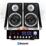 Bluetooth Modern Home HiFi Stereo Speaker and Amplifier Wireless Music System