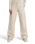 G-STAR RAW Women's Judee Carpenter Loose Jeans, Beige (ecru D23590-D491-159), 25W / 30L
