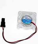 E3D DC-fläkt 12V Transparent - 40 x 40 x 10 mm