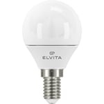 Elvita LED klotlampa P45 E14 470lm op