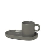 Blomus - Set Med 2 Espressomuggar - Pewter, Mio