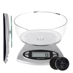 Salter Electronic Kitchen Scale & Jug 5kg Capacity Easy Read Weigh Food & Liquid