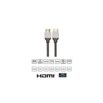 Kordz HDMI Pro3 Series 18Gbps 1m High Speed m/ Ethernet, ARC HDCP 2.2,