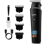 VGR Mens Beard Hair Trimmer Professional Electric Shaver Cordless Clippers Razor