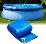 Nobranded Round Pool Cover Rainproof Dust Cover, Above Ground Swimming Pool Cover Rainproof Dust Cover for Home Inflatable Pool Paddling Pool, Anti-dust Rainproof Durable (Diameter 210cm)