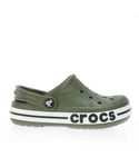 Crocs Boys Boy's Junior Bayaband Clogs in Green - Size UK 2