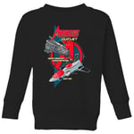 Marvel The Avengers Quinjet Kids' Sweatshirt - Black - 3-4 Years - Black