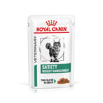 Royal Canin Veterinary Feline Satiety Weight Management i saus - 48 x 85 g