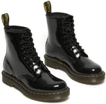 Dr. Martens 1460 W - Black Patent Lamper Laced Boots black