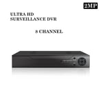  8 channel dvr 2MP SMART CCTV 1080P HD VIDEO RECORDER VGA HDMI BNC UK