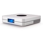 K1 Portable Projector, Android Bluetooth Mini 3D Projector with High Bright 350-ANSI, Support 1080P 300" MAX WIFI 4.2 HDMI IOS Android Mirroring, with Keypad & Remote Electric Focus Large Speakers