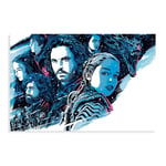 Game of Thrones A Series of Large-scale Film Design 47 Canvas Poster Bedroom Decor Sports Landscape Office Room Decor Gift 12×18inch(30×45cm) Unframe-style1