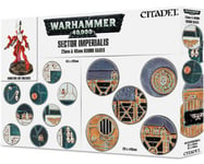 Warhammer Citadel Sector Imperialis 25mm & 40mm Round Bases