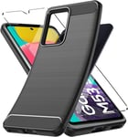 Cover Compatible with Samsung Galaxy M53 5G Case with 1 Pack Tempered Glass Scre