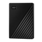 WD 6 TB My Passport Portable HDD USB 3.0 with software for device management, backup and password protection - Black - Works with PC, Xbox and PS4