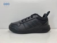 Adidas Tensaur Kids Boys Black Lace Up Trainers School UK Size 10 EUR 28 S24032
